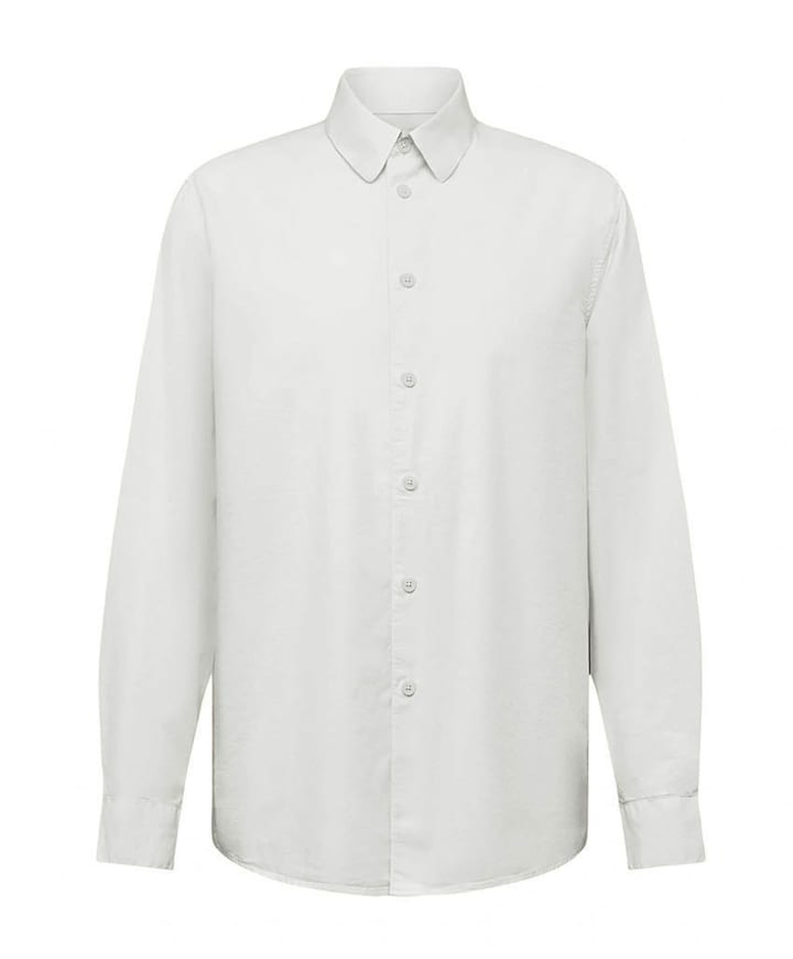 Heren overhemd lange mouw wit
