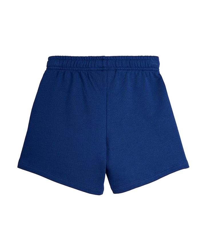 Plain piping sweatshorts jongens korte broek blauw
