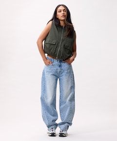 Dames gilet groen