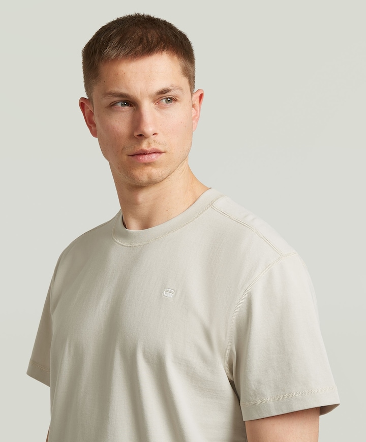 Heren T-shirt ecru