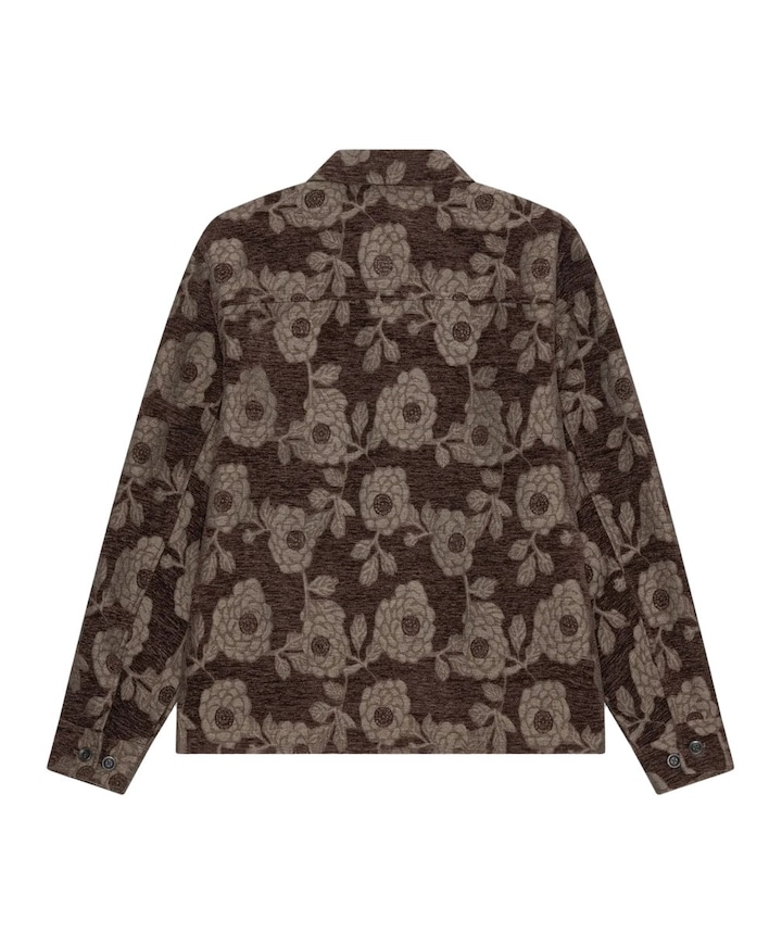 Heren overshirt bruin