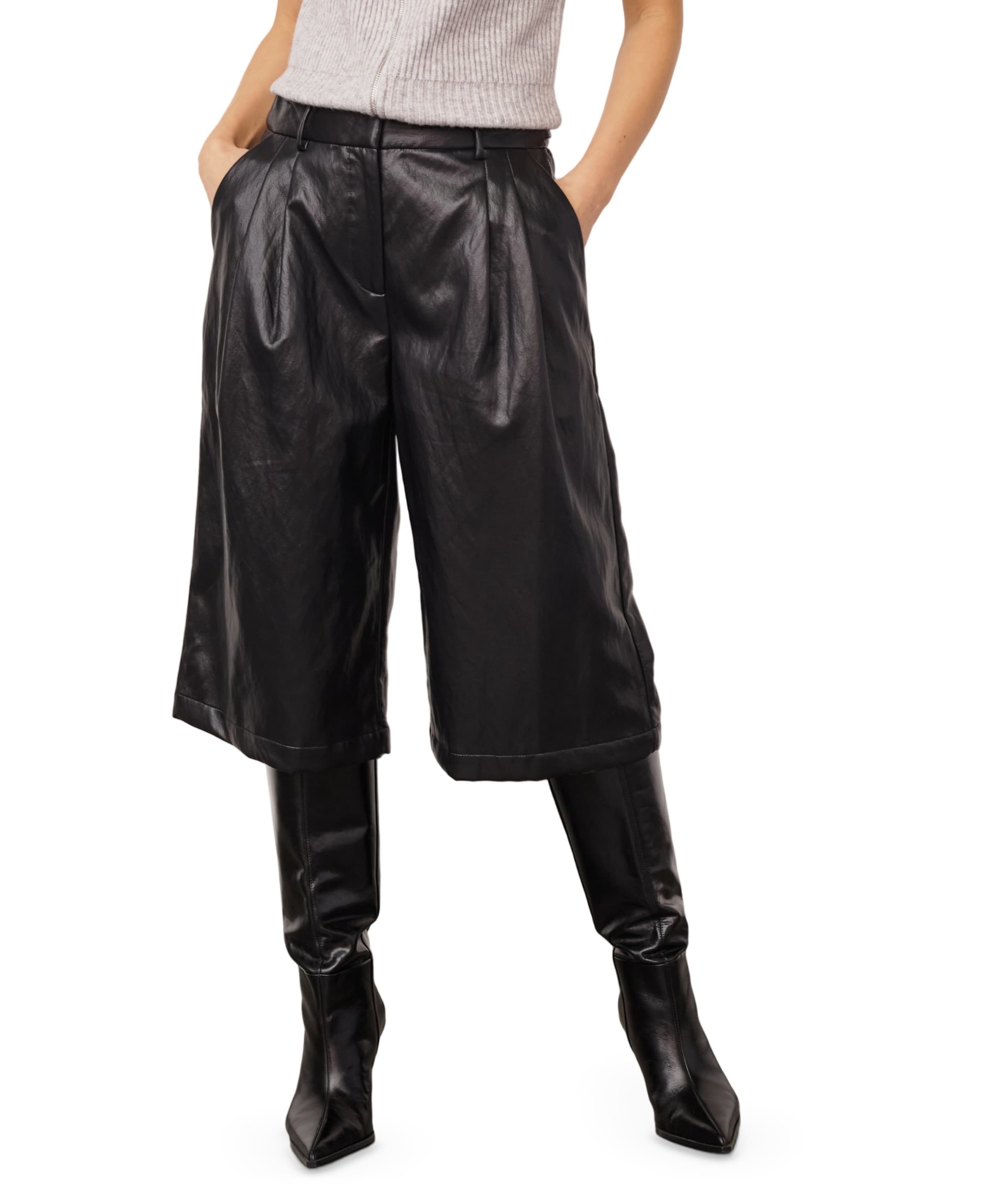 GittCC Pleat dames bermuda zwart
