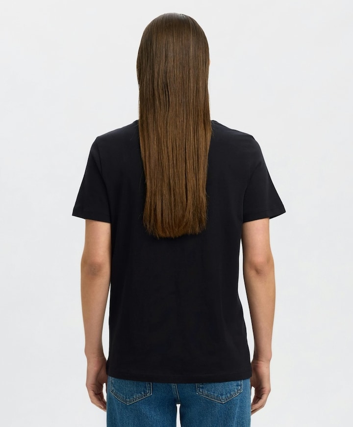 Dames T-shirt zwart