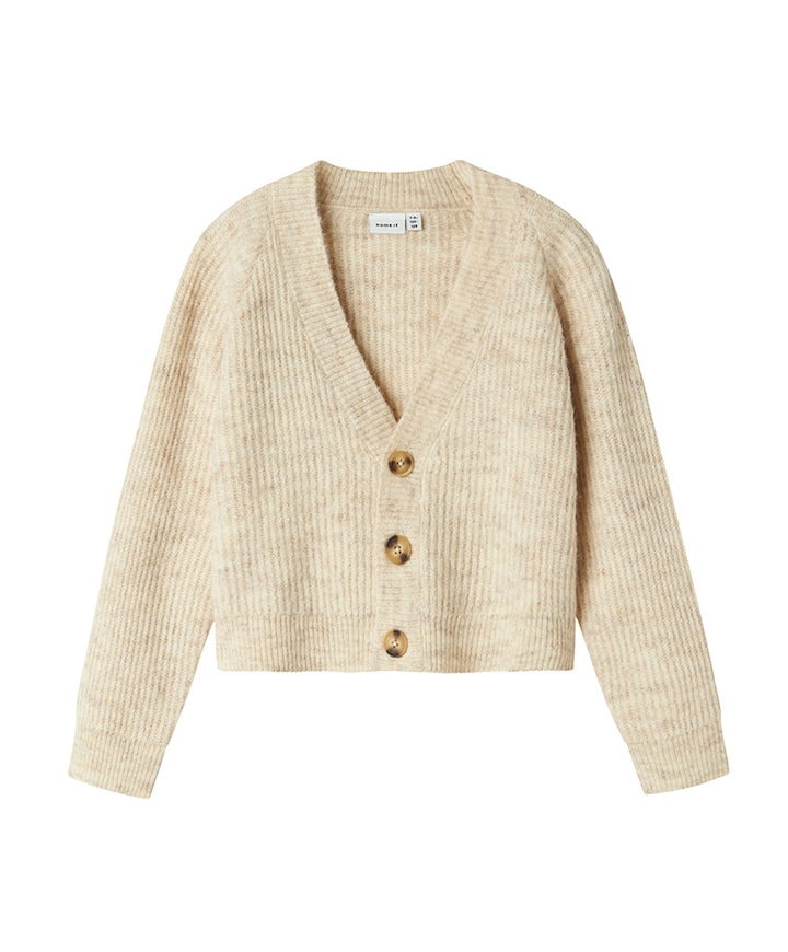 Meisjes vest beige