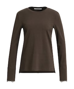 Dames longsleeve bruin