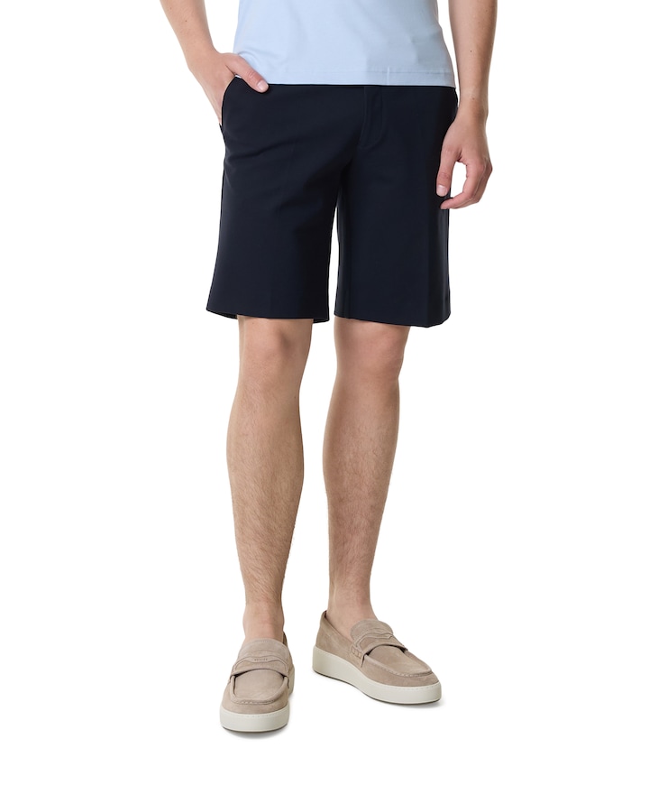 JM heren korte broek blauw