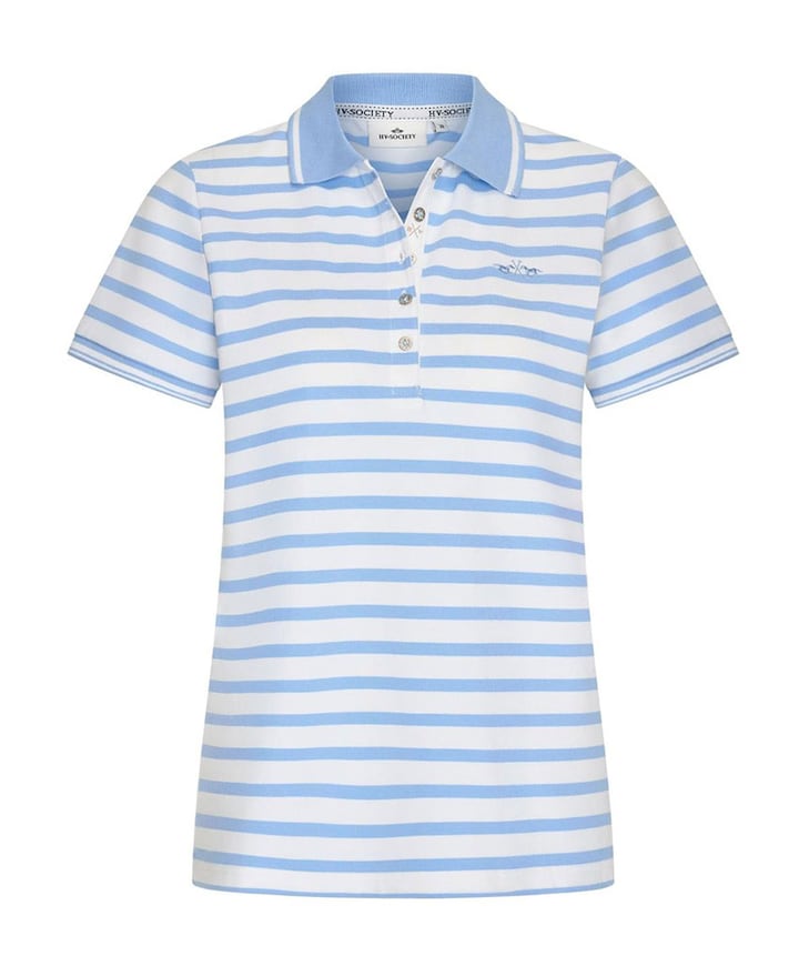 Dames polo blauw