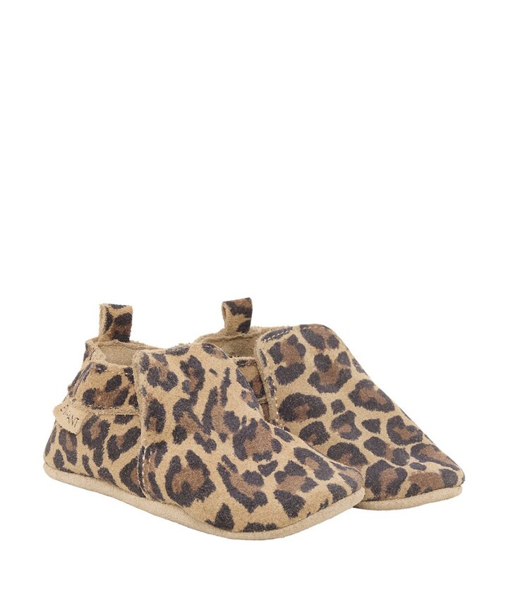 Slippers Suede AOP uniseks pantoffels  bruin