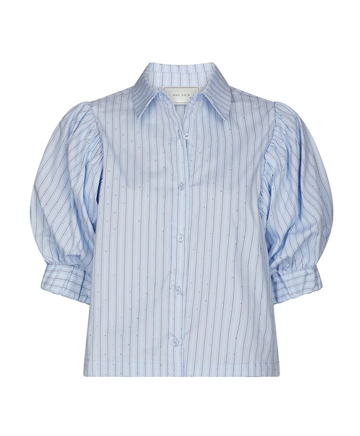 Dames blouse blauw