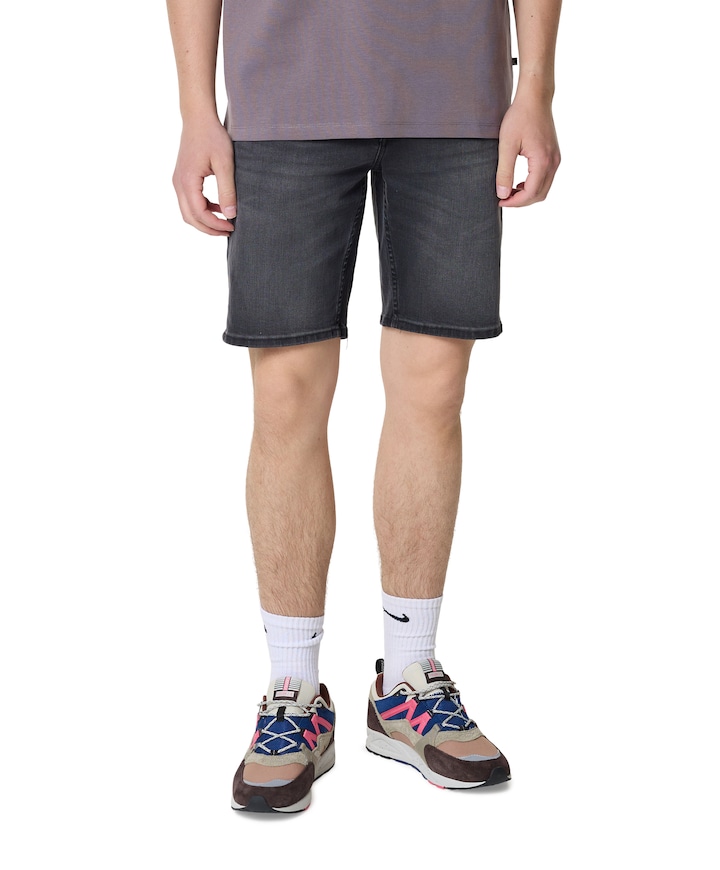 EVAN.S ASH heren korte broek zwart