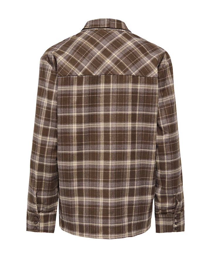 Dames blouse bruin