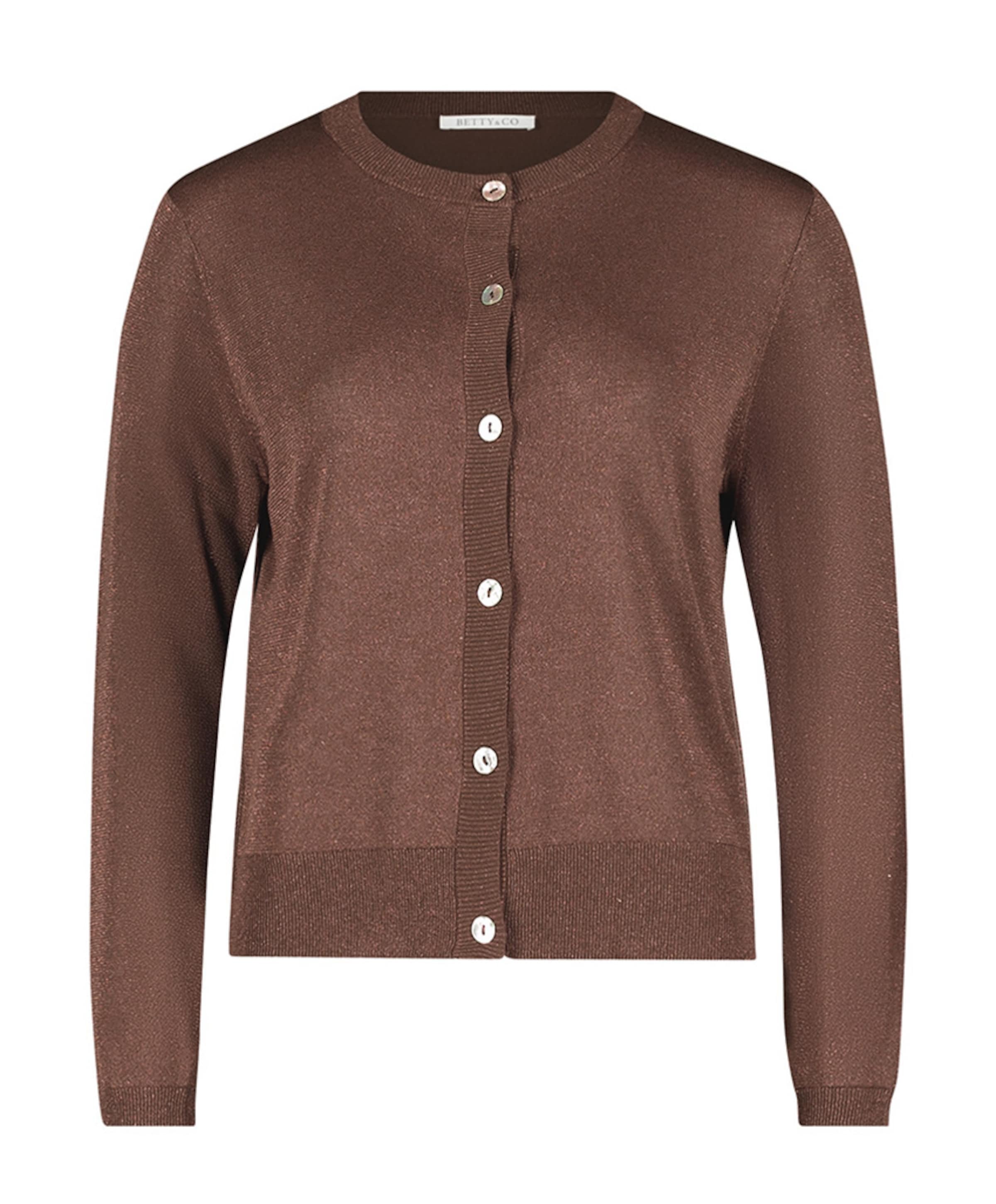 Dames vest bruin