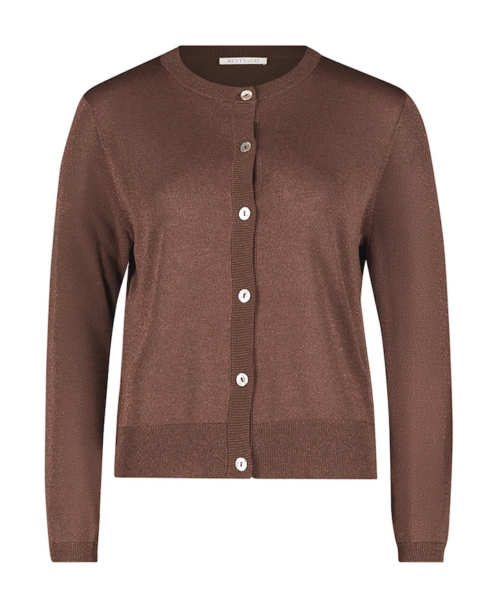 Dames vest bruin