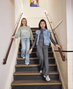 Metallic broek zwart