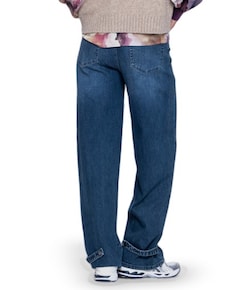 Barrel dames jeans blauw