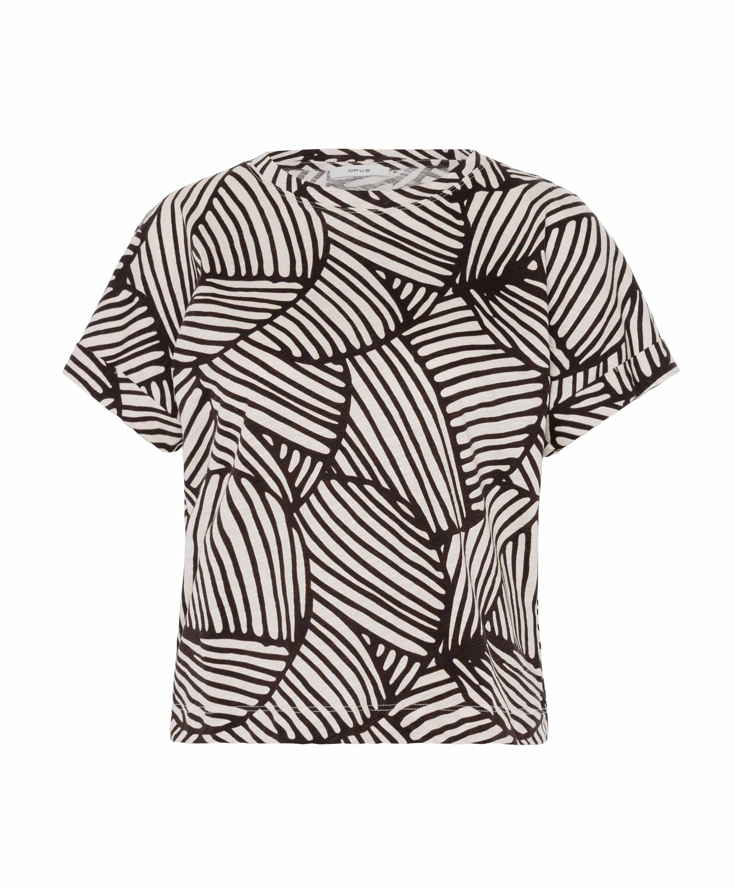 Dames T-shirt bruin