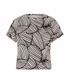 Dames T-shirt bruin