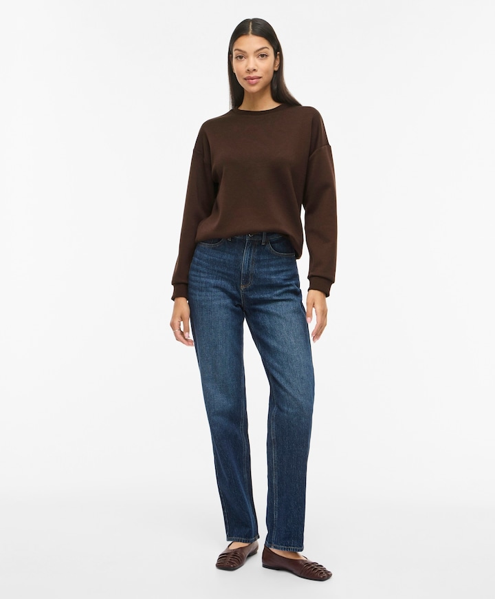 Dames sweater bruin