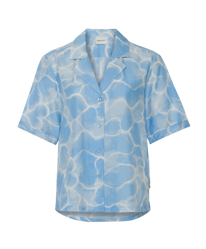 Dames blouse blauw