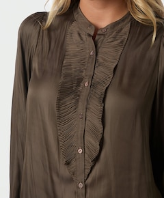 Dames blouse bruin