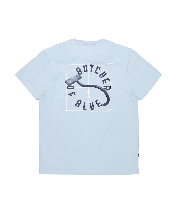 Heren T-shirt blauw