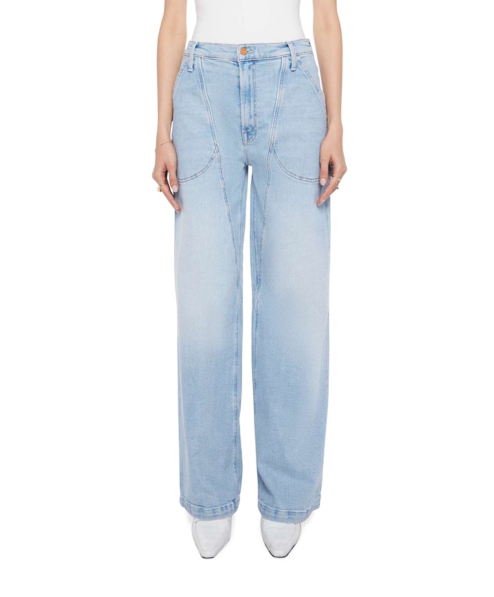 The Hustler Roller Sneak dames jeans blauw