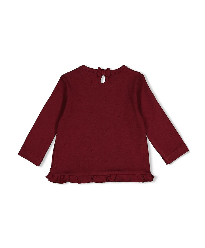 Meisjes trui bordeaux
