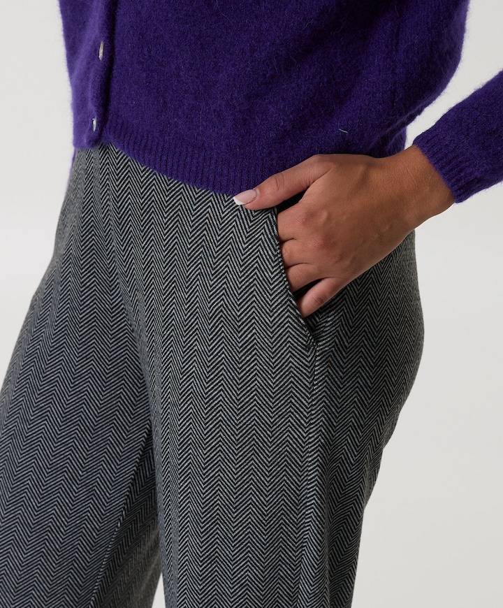 LIZ EASY dames broek zwart