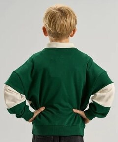 Jongens polo groen