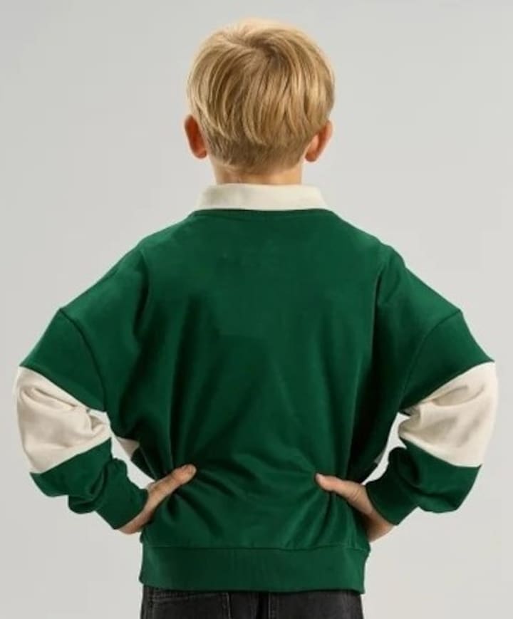 Jongens polo groen