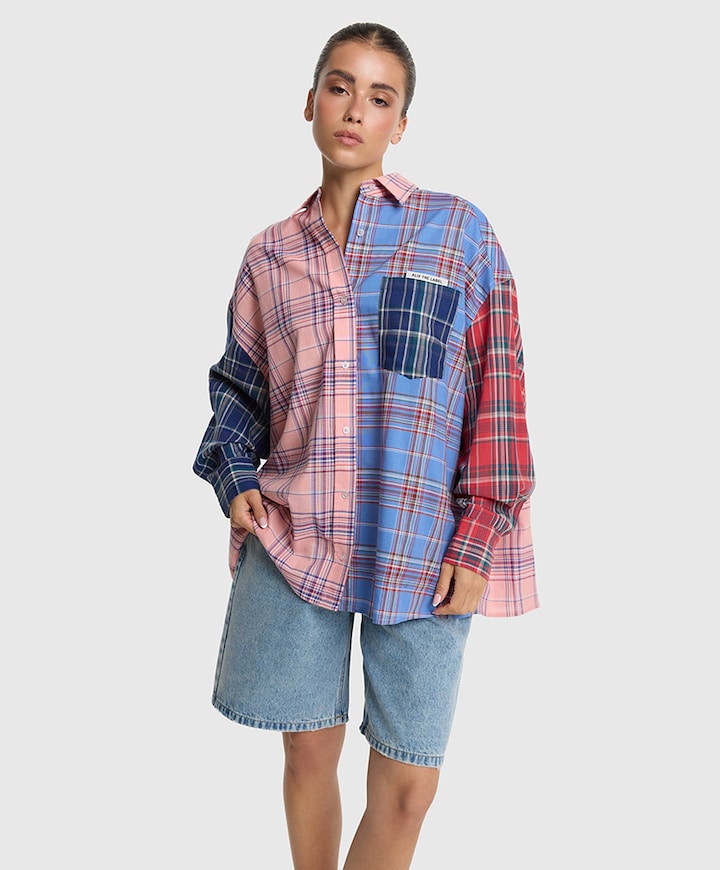 Dames blouse multicolor
