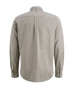 Heren overhemd lange mouw groen