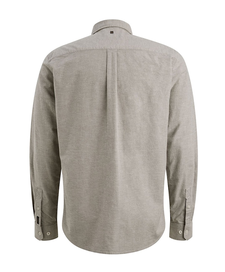 Heren overhemd lange mouw groen