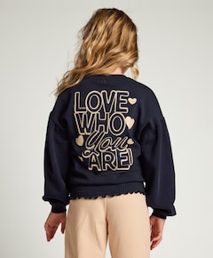 Meisjes sweater blauw