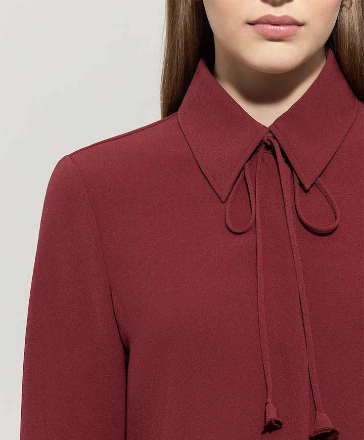 Blouse rood