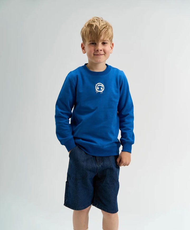 Jongens sweater blauw