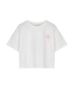 Meisjes t-shirt ecru