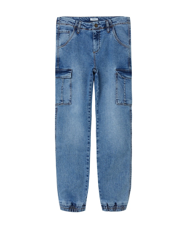 NKMRYAN R CARGO 3742-MD jeans blauw