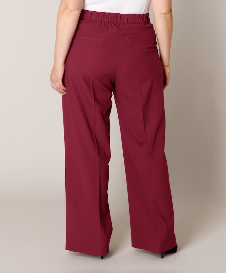 Yunia dames broek bordeaux