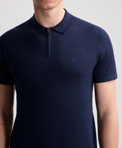 Heren polo blauw