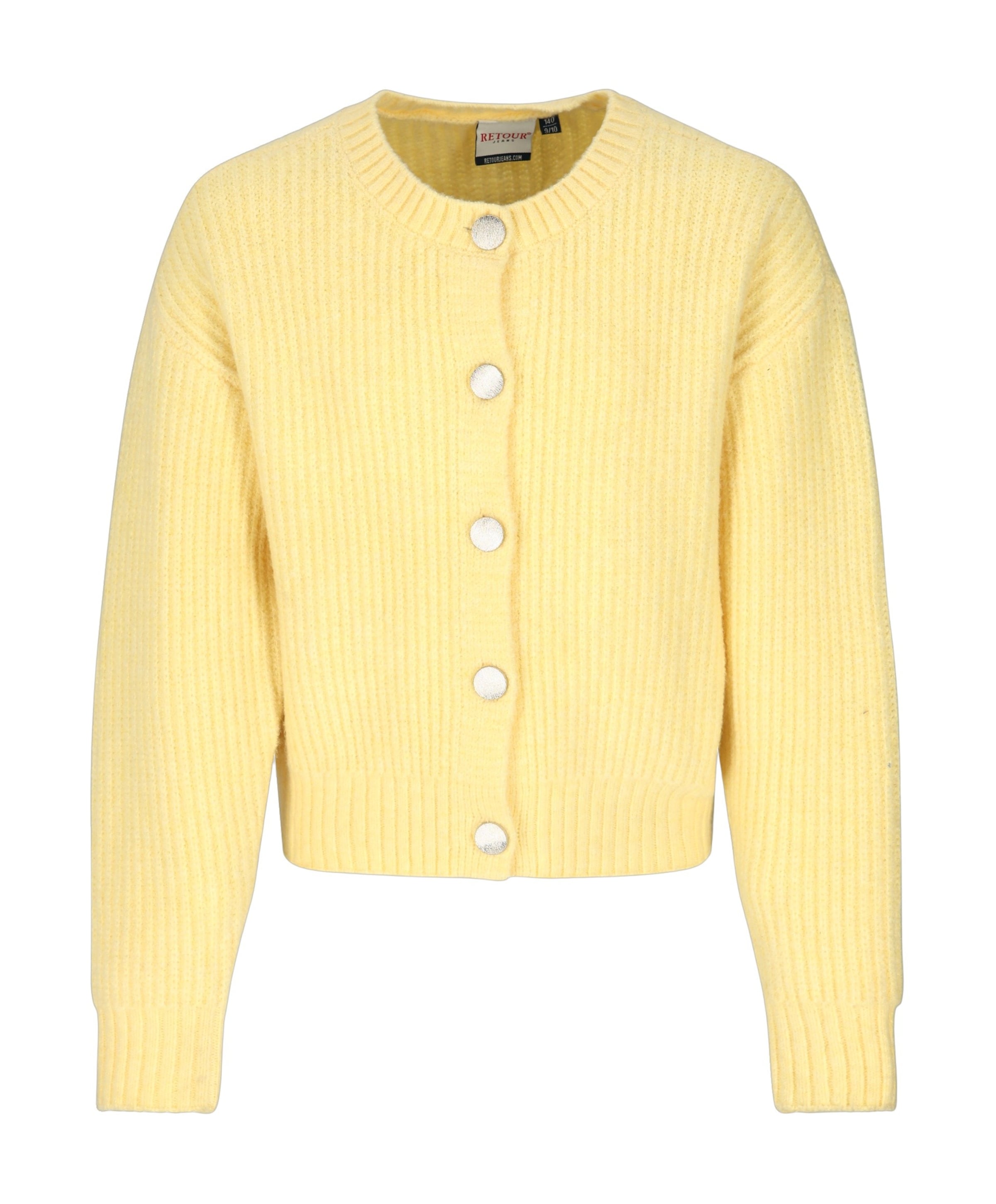 Meisjes vest geel