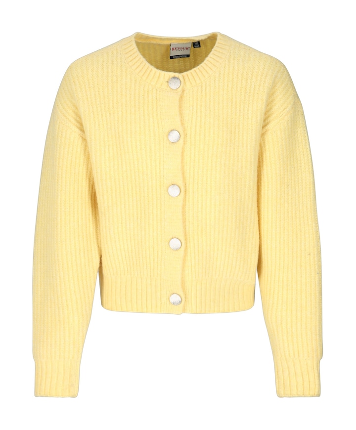 Meisjes vest geel