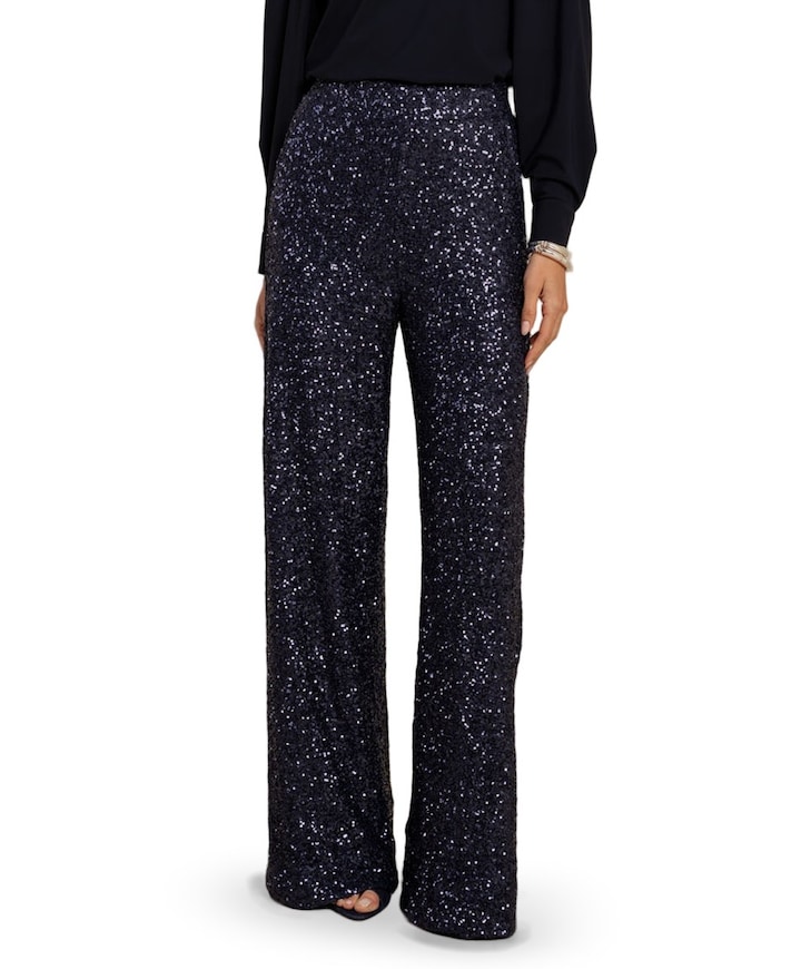 Lexie sequin dames broek blauw