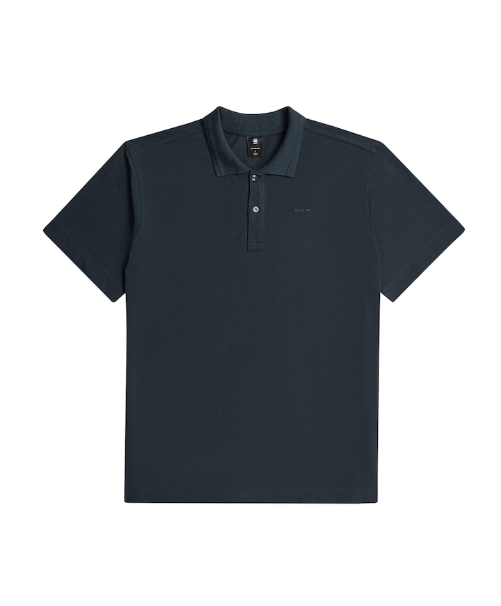 Heren polo blauw