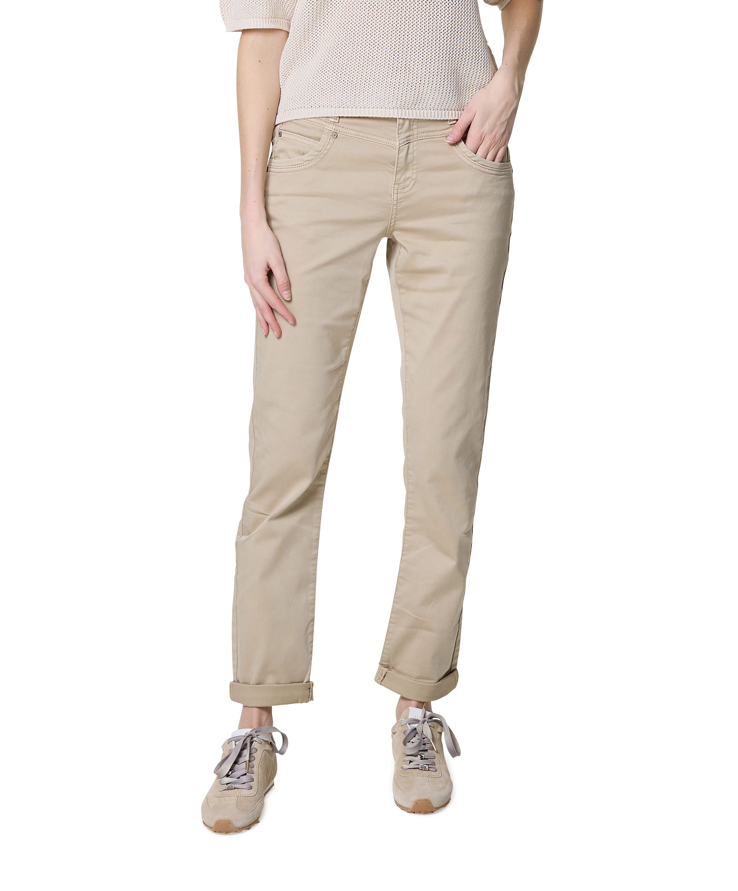 Relax Jog Colour dames broek beige