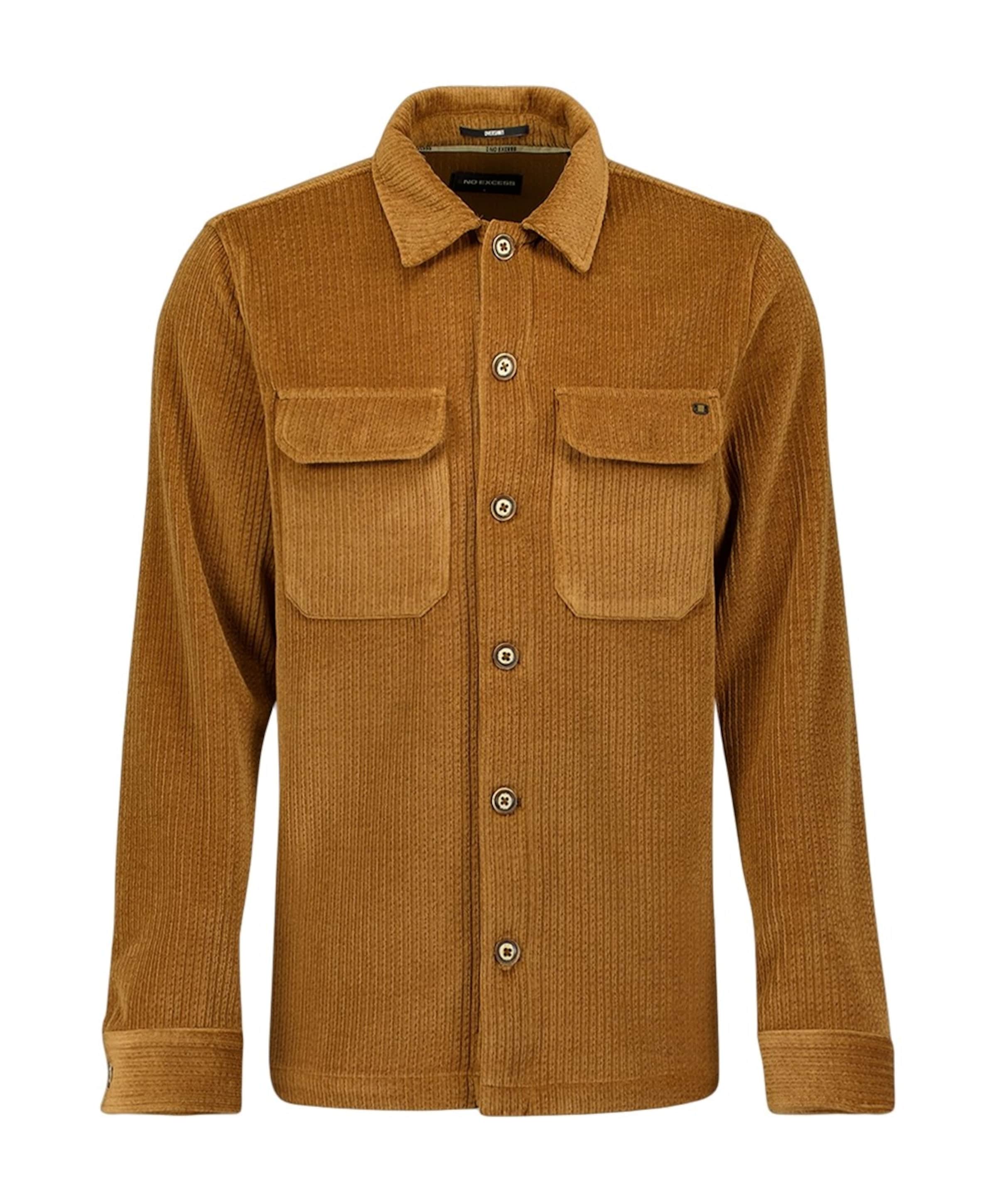 Heren overshirt beige