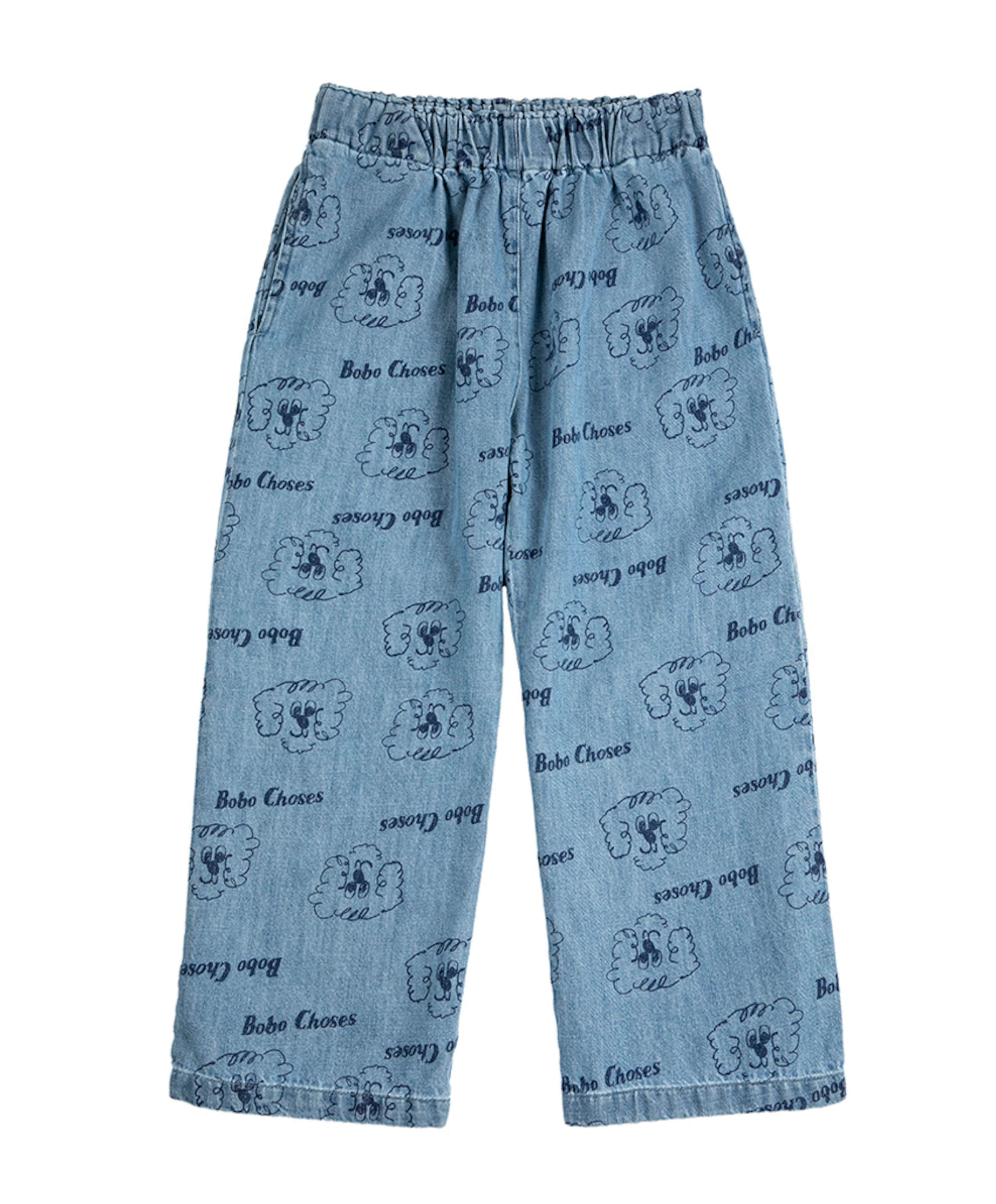 Pickles The Dog uniseks jeans  blauw
