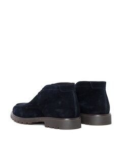 heren veterboots blauw