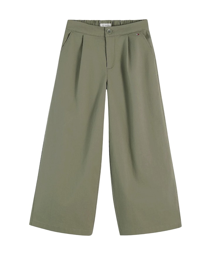WIDE LEG PANTS meisjes broek groen