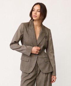 Dames blazer bruin